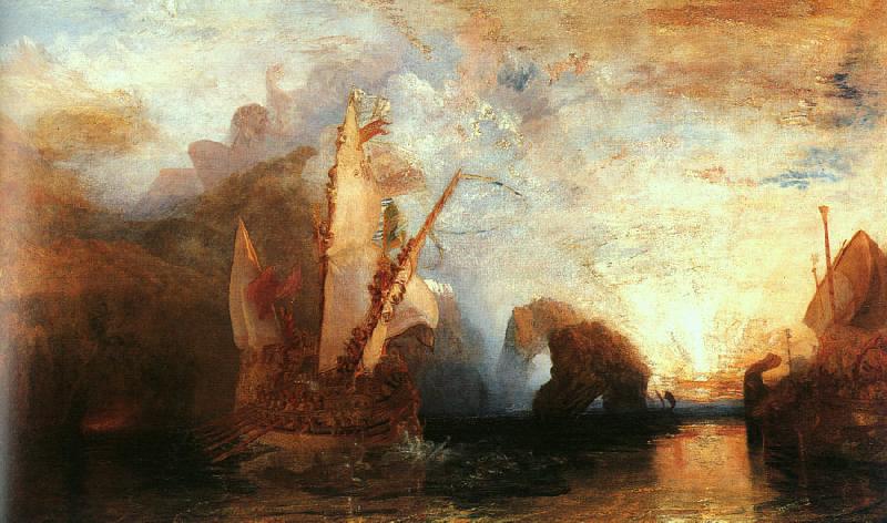 Joseph Mallord William Turner Ulysses Deriding Polyphemus oil painting image